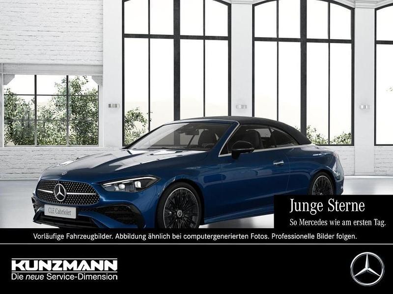 Spektralblau metallic Gebraucht 2025 Mercedes CLE450 AMG Cabrio | 75.849 € - Bild 1/4