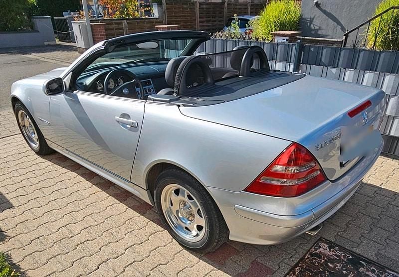 Gebraucht Mercedes SLK200 2000 Silber Cabrio