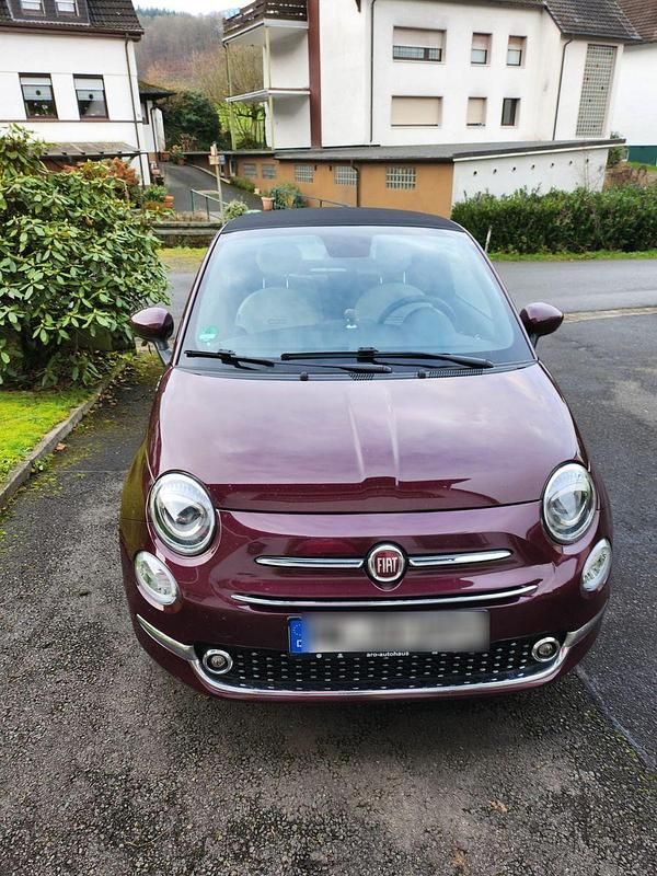 Rot Gebraucht 2021 Fiat 500C Dolcevita Cabrio | 11.500 € (Superpreis) - Bild 1/4