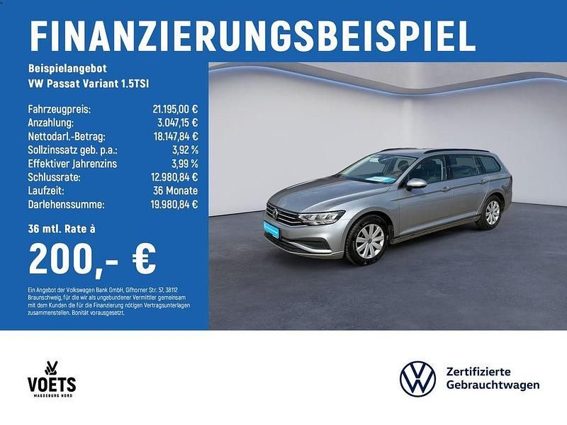 Gebraucht VW Passat Conceptline 150 PS (110 kW) 2022 Silber Kombi