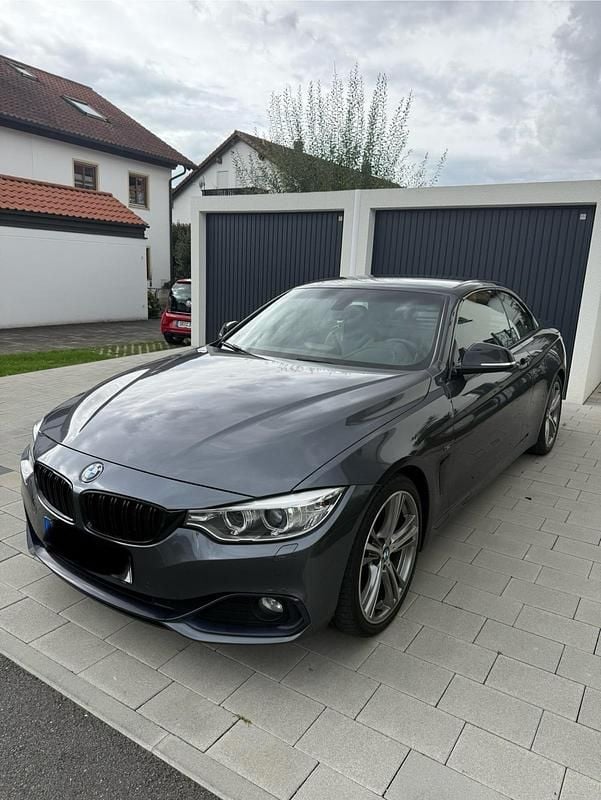 Grau Gebraucht 2015 BMW 420 Sport Line Cabrio | 15.850 € (Guter Preis) - Bild 1/4