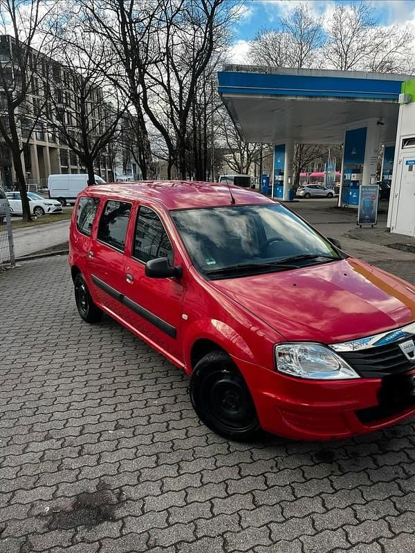 Gebraucht Dacia Logan MCV 75 PS (55 kW) 2009 Rot Kombi