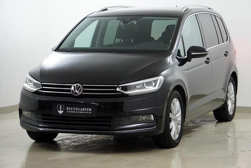 Gebraucht VW Touran Highline 150 PS (110 kW) 2018 Schwarz Van / Kleinbus