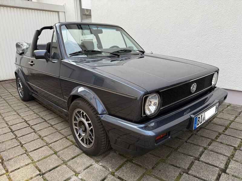 Blau Gebraucht 1988 VW Golf Cabriolet Cabrio | 9.650 € - Bild 1/4