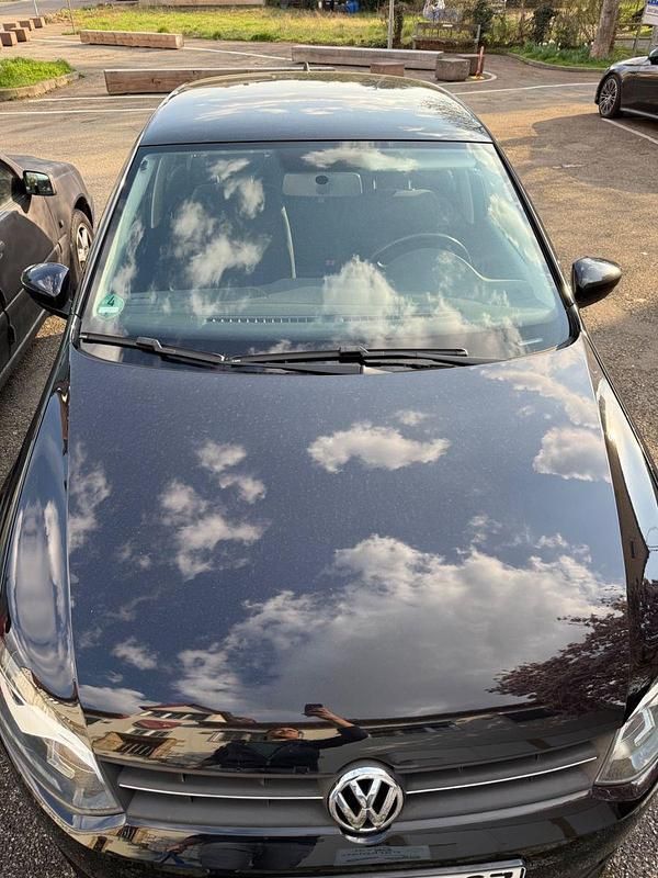 Gebraucht VW Polo Trendline 69 PS (50 kW) 2012 Schwarz Kleinwagen