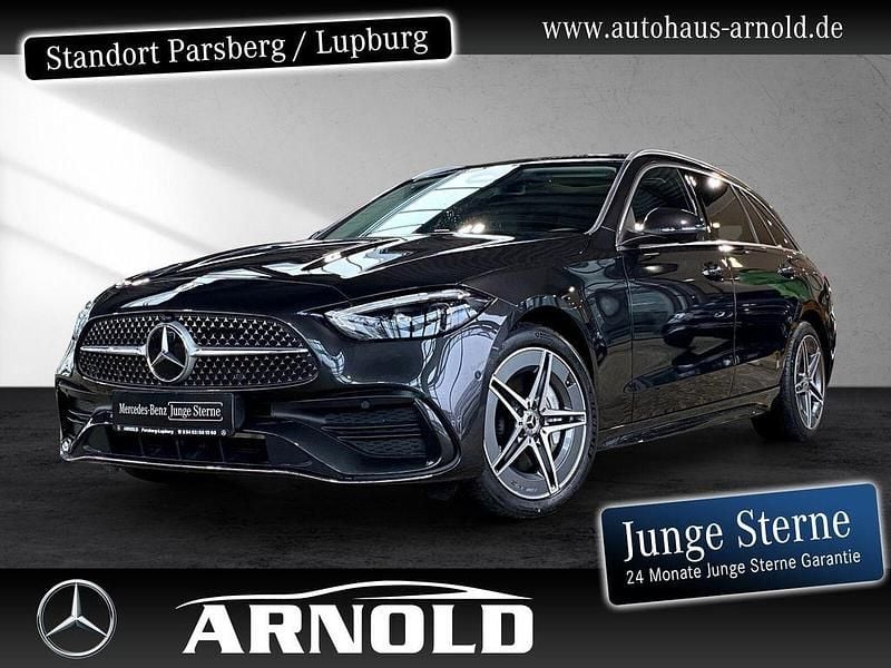 Grau Gebraucht 2024 Mercedes C300e AMG line Limousine | 41.840 € (Superpreis) - Bild 1/4