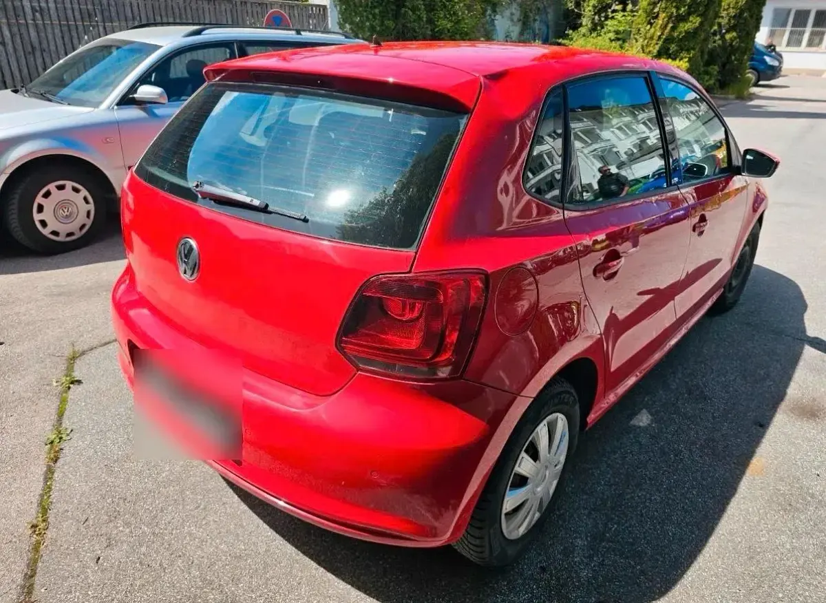 Gebraucht VW Polo 69 PS (50 kW) 2010 Rot Kleinwagen