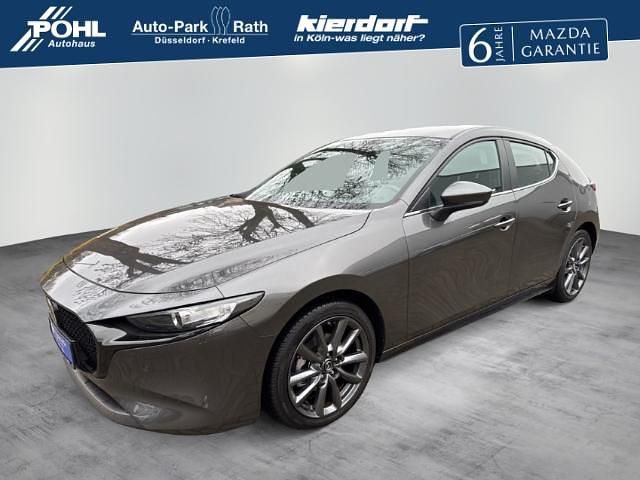 Machine gray (grau) Gebraucht 2023 Mazda 3 Exclusive-Line Limousine | 22.990 € (Guter Preis) - Bild 1/4