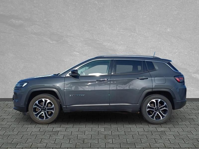 Grau Gebraucht 2021 Jeep Compass Limited SUV | 24.500 € - Bild 1/4
