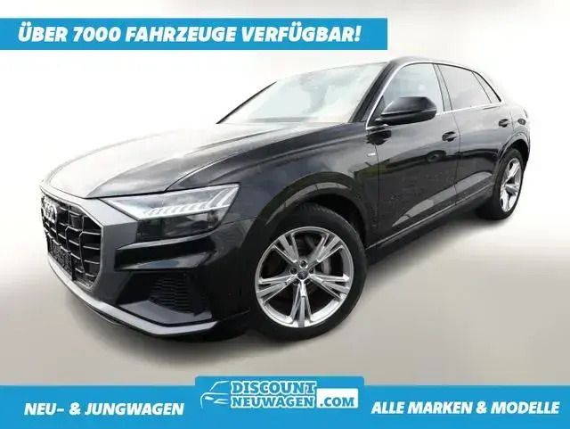 Orcaschwarz metallic Gebraucht 2020 Audi Q8 S-Line SUV | 55.412 € (Superpreis) - Bild 1/4