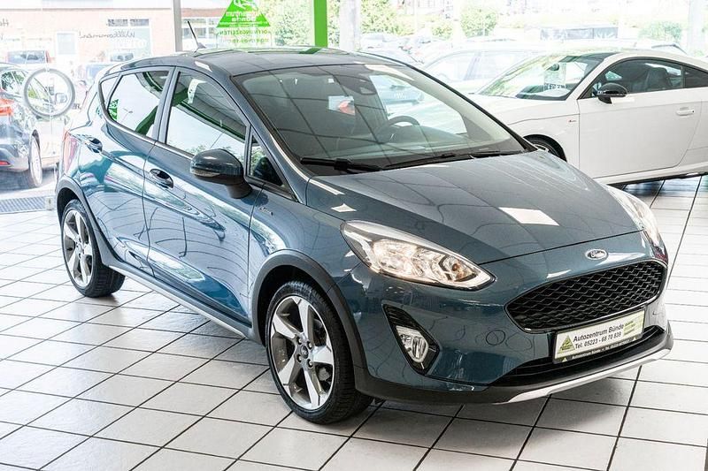 Chromablau metallic Gebraucht 2019 Ford Fiesta Active Kleinwagen | 16.450 € (Fairer Preis) - Bild 1/4
