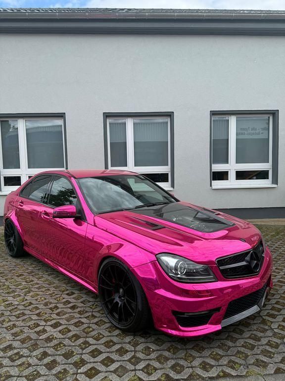 Rot Gebraucht 2013 Mercedes C63 AMG AMG Limousine | 53.990 € - Bild 1/4