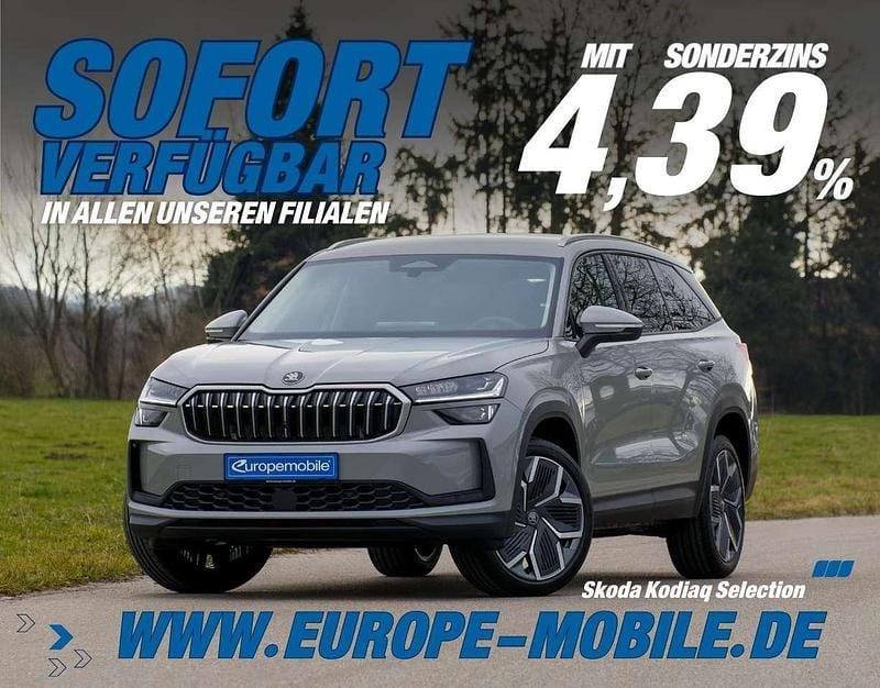 Stahlgrau Neu 2026 Skoda Kodiaq Selection SUV | 46.690 € (Superpreis) - Bild 1/4