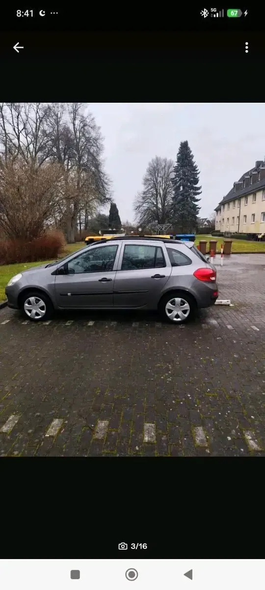 Gebraucht Renault Clio GrandTour 75 PS (55 kW) 2009 Beige Kombi