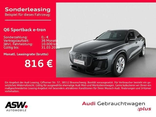 Gebraucht Audi Q6 Sportback e-tron S-Line 225 kW (306 PS) 2025 Daytonagrau perleffekt SUV