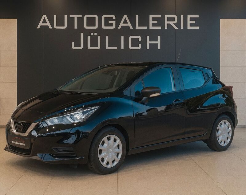 Schwarz Gebraucht 2019 Nissan Micra Visia+ Kleinwagen | 9.999 € (Fairer Preis) - Bild 1/4