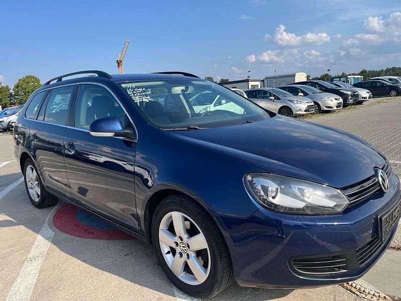 Blau Gebraucht 2011 VW Golf VI Kombi | 4.299 € (Guter Preis) - Bild 1/4
