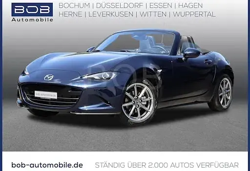 Gebraucht Mazda MX5 Exclusive-Line 132 PS (97 kW) 2025 Deep crystal blue (blau) Cabrio