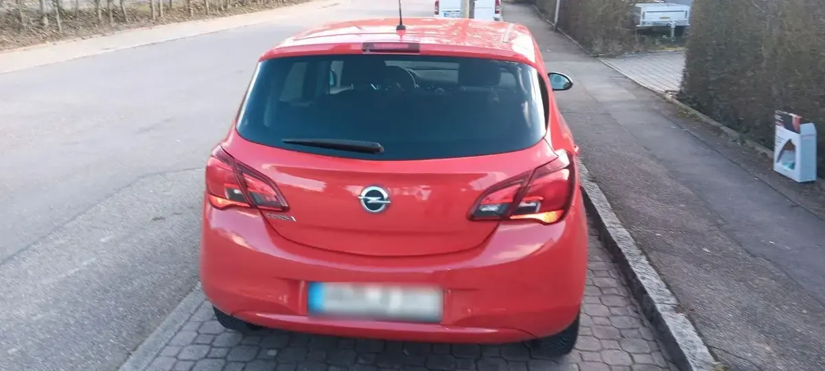 Gebraucht Opel Corsa drive 69 PS (50 kW) 2016 Rot Kleinwagen