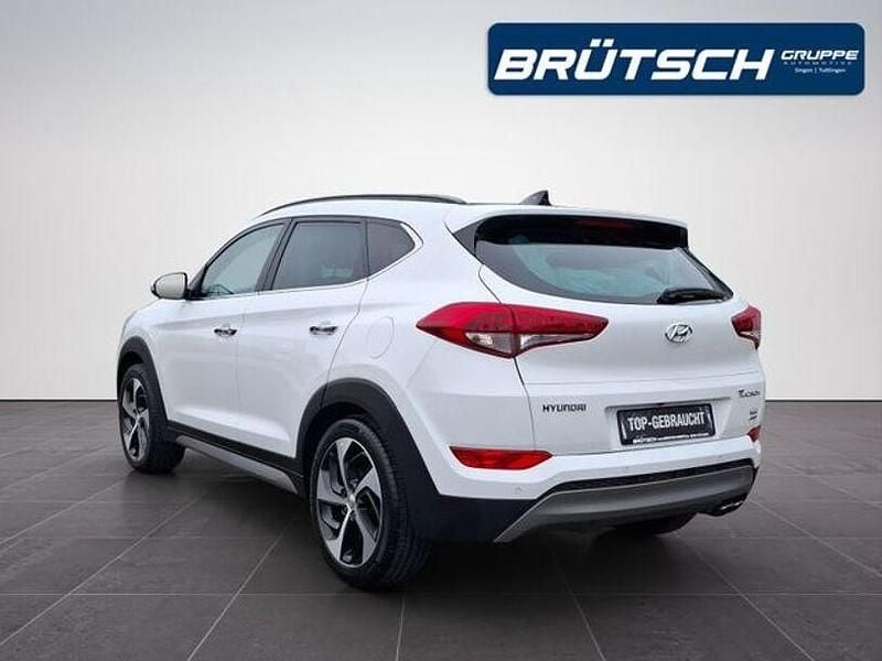 Gebraucht Hyundai Tucson Premium 177 PS (130 kW) 2017 Polar white / sol SUV