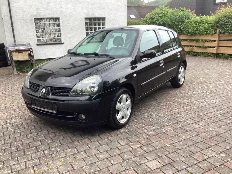 Schwarz Gebraucht 2005 Renault Clio II Authentique Limousine | 1.995 € (Fairer Preis) - Bild 1/4