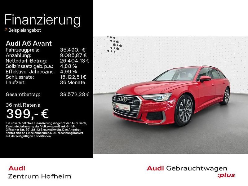 Tangorot metallic Gebraucht 2020 Audi A6 Ambiente Kombi | 35.490 € (Guter Preis) - Bild 1/4