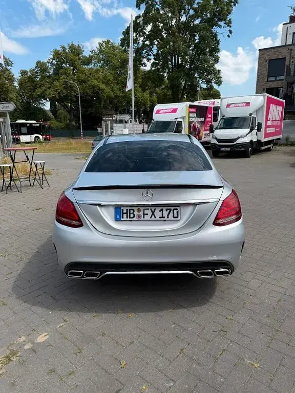 Gebraucht Mercedes C220 AMG 170 PS (125 kW) 2015 Silber Limousine