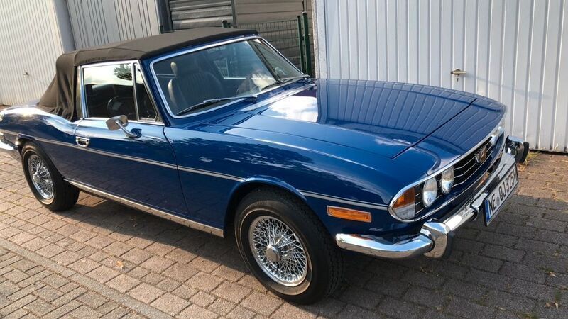 Blau Gebraucht 1975 Triumph Stag Cabrio | 39.500 € - Bild 1/4