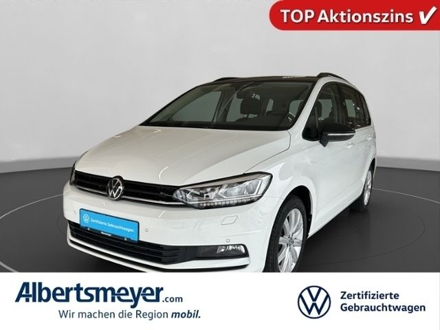 Gebraucht VW Touran Highline 150 PS (110 kW) 2023 Weiß Van / Kleinbus