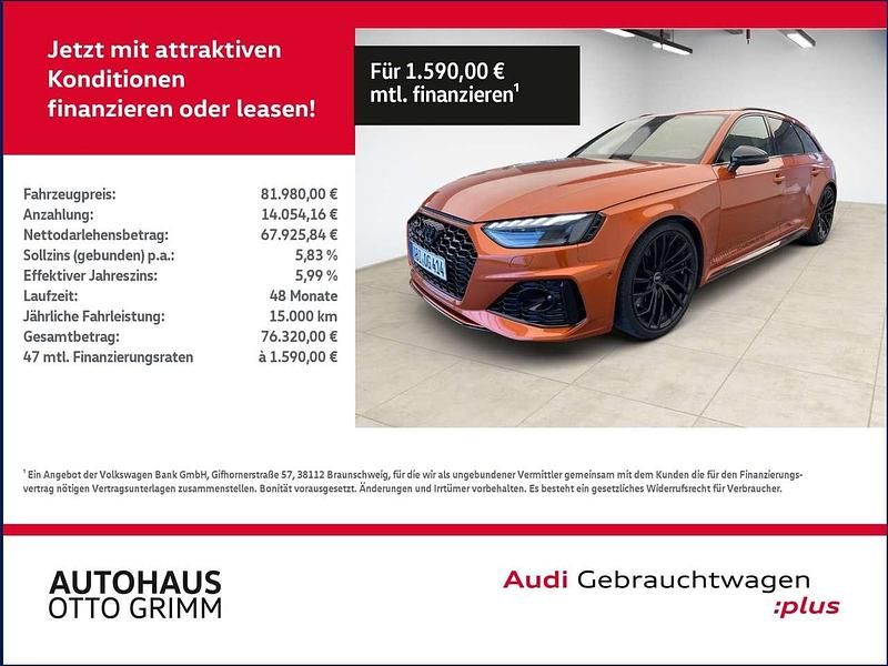 Individuallackierungen audi exclusive Gebraucht 2024 Audi RS4 Ambiente Kombi | 81.979 € (Fairer Preis) - Bild 1/4