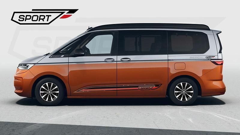 Monosilber metallic / energeticorange metallic dach schwarz Neu 2025 VW T7 Highline Van | 71.310 € - Bild 1/3