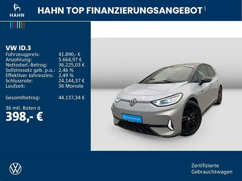 Gebraucht VW ID.3 GTX 210 kW (286 PS) 2025 Silber Kleinwagen