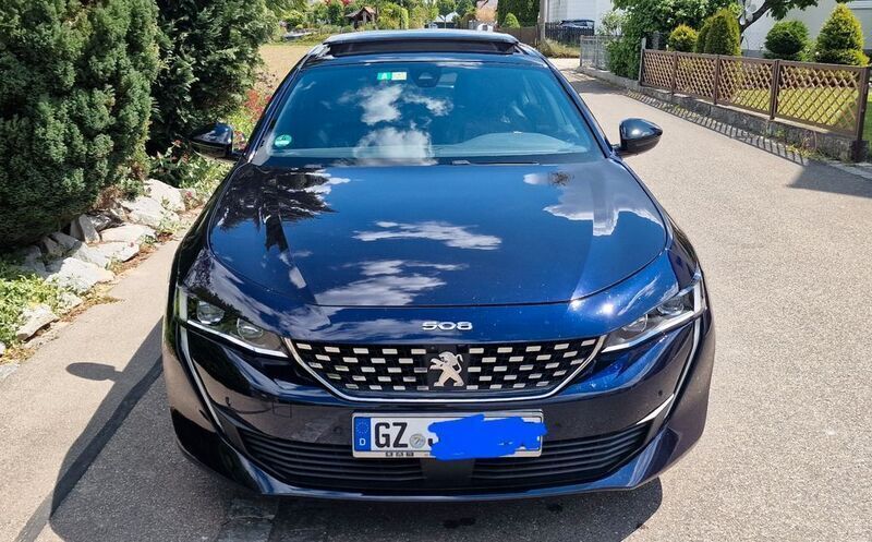 Blau Gebraucht 2019 Peugeot 508 GT Limousine | 19.900 € (Fairer Preis) - Bild 1/4