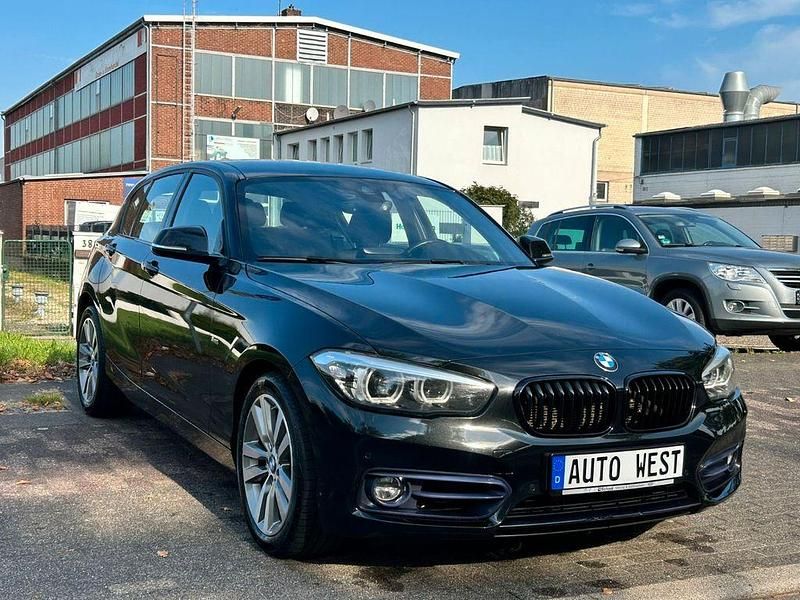 Schwarz Gebraucht 2018 BMW 118 Sport Line Kleinwagen | 13.950 € (Guter Preis) - Bild 1/4
