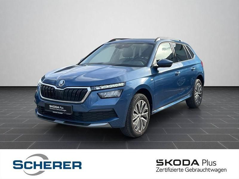 Gebraucht Skoda Kamiq Clever 110 PS (80 kW) 2022 Titanblau metallic (metallic) SUV