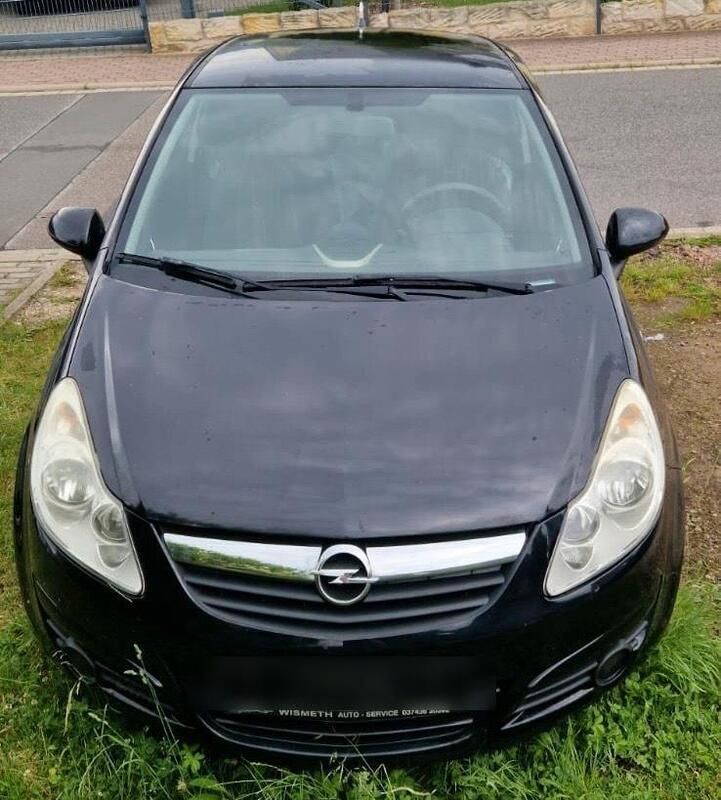 Schwarz Gebraucht 2008 Opel Corsa Kleinwagen | 400 € (Superpreis) - Bild 1/4
