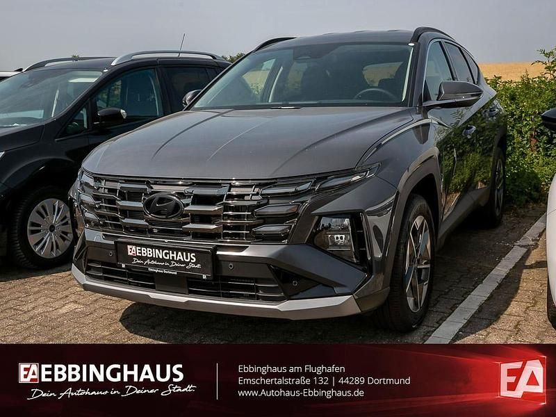 Grau Neu 2025 Hyundai Tucson Trend SUV | 37.699 € (Superpreis) - Bild 1/4