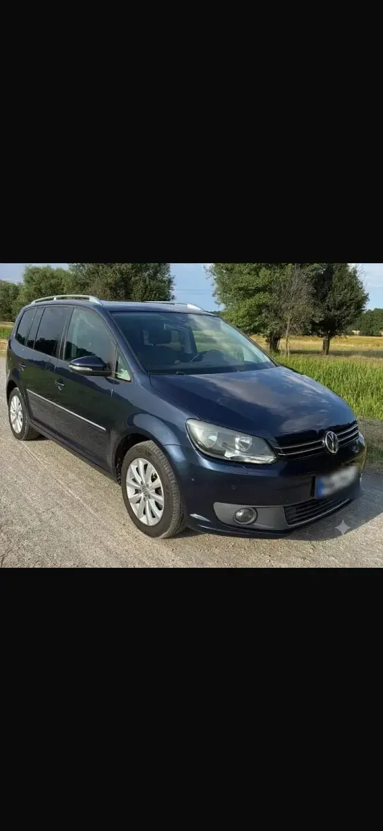 Gebraucht VW Touran Highline 140 PS (102 kW) 2012 Blau Van / Kleinbus