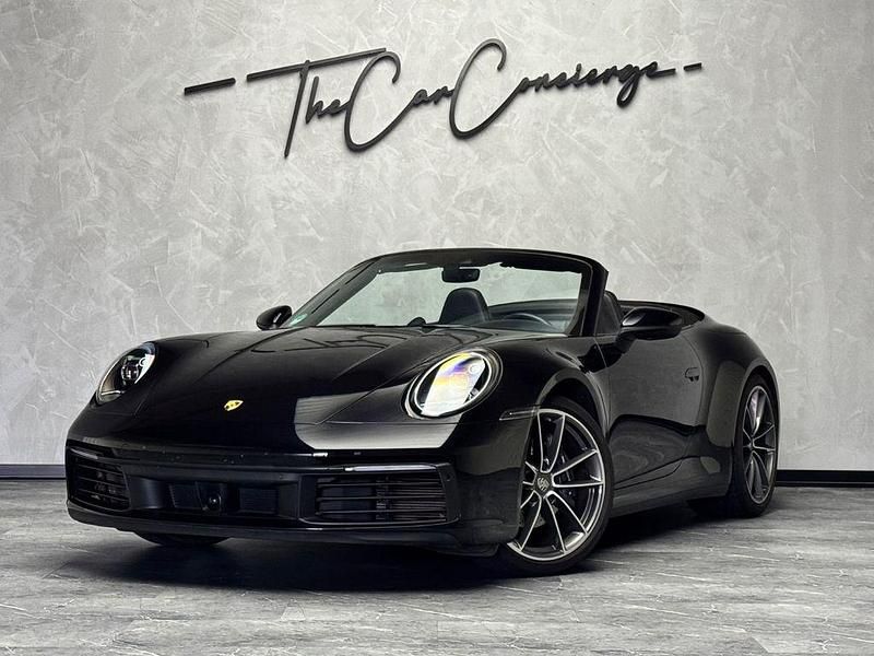 Schwarz Gebraucht 2020 Porsche 911 Carrera 4 Cabriolet Cabrio | 119.990 € (Fairer Preis) - Bild 1/4
