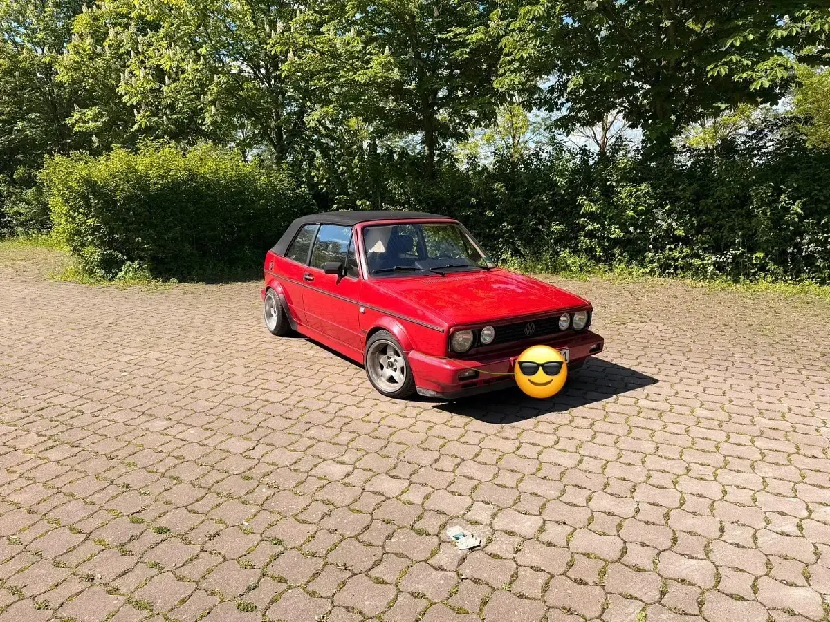 Gebraucht VW Golf Cabriolet 98 PS (72 kW) 1989 Rot Cabrio