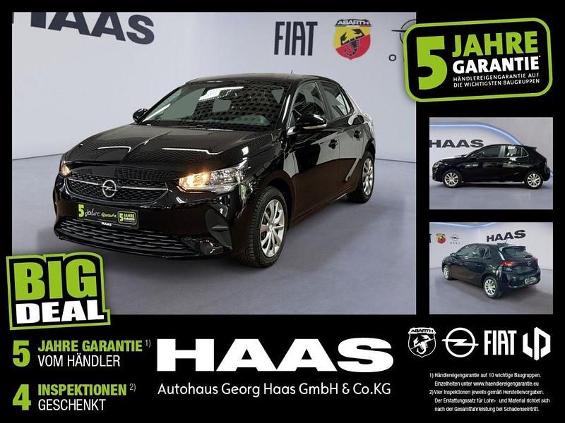 Diamant schwarz/karbon schwarz Gebraucht 2022 Opel Corsa Edition Kleinwagen | 12.890 € (Guter Preis) - Bild 1/4