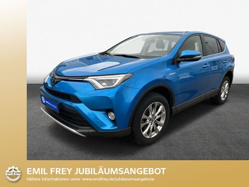 Reflex blau metallic Gebraucht 2016 Toyota RAV4 Hybrid Edition SUV | 21.990 € (Etwas zu teuer) - Bild 1/4