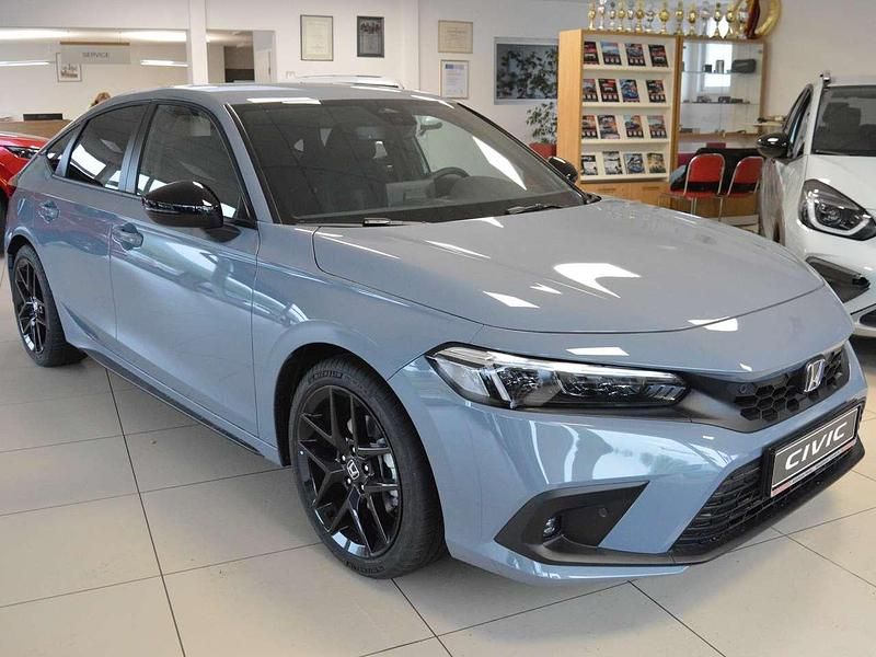Sonic grey Gebraucht 2024 Honda Civic Hybrid Limousine | 38.520 € (Etwas zu teuer) - Bild 1/4