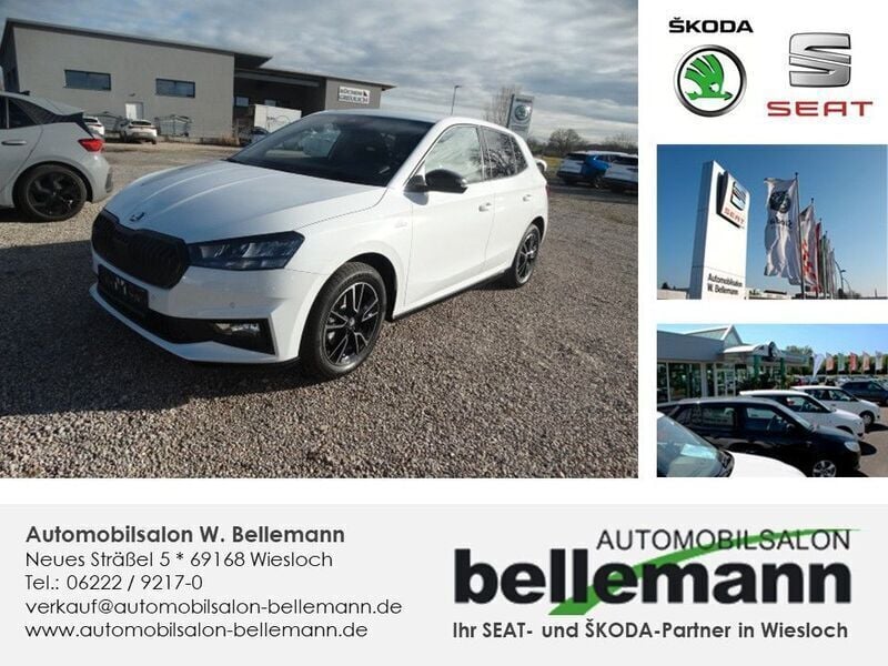 Weiß Gebraucht 2025 Skoda Fabia Monte Carlo Limousine | 23.790 € (Fairer Preis) - Bild 1/4