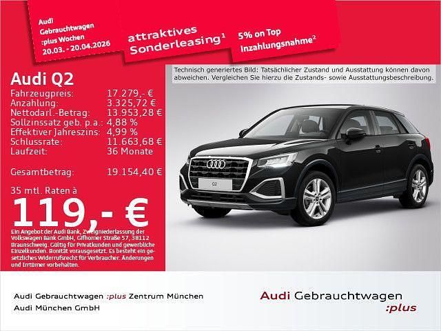 Gebraucht Audi Q2 Advanced 110 PS (80 kW) 2022 Schwarz SUV