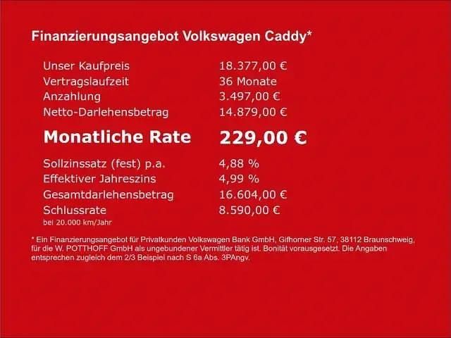 Usata VW Caddy 2021 Andere Monovolume