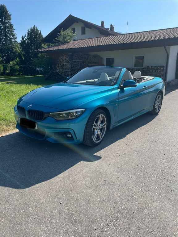 Blau Gebraucht 2020 BMW 435 Performance Cabrio | 39.500 € - Bild 1/4