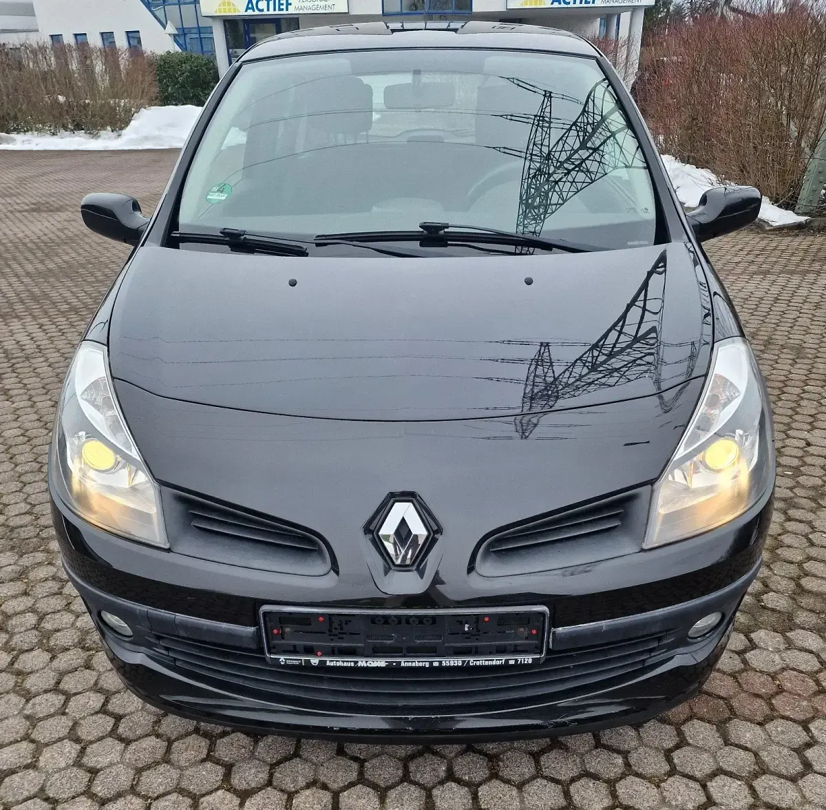 Gebraucht Renault Clio 75 PS (55 kW) 2007 Schwarz Kleinwagen
