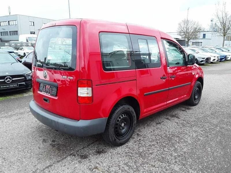 Second-hand VW Caddy 105 CP (77 kW) 2008 Roșu Monovolum