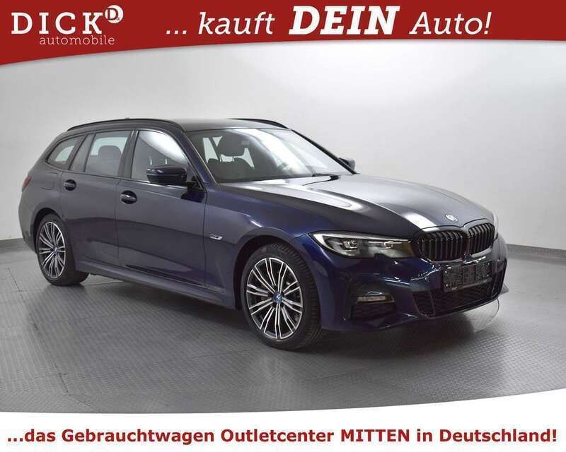 Tansanitblau met. Gebraucht 2022 BMW 330 M Sport Kombi | 27.450 € (Superpreis) - Bild 1/4